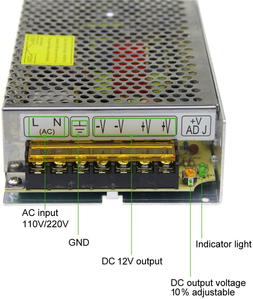 FUENTE DE PODER DE 12 VOLT ---20A - Imagen 3