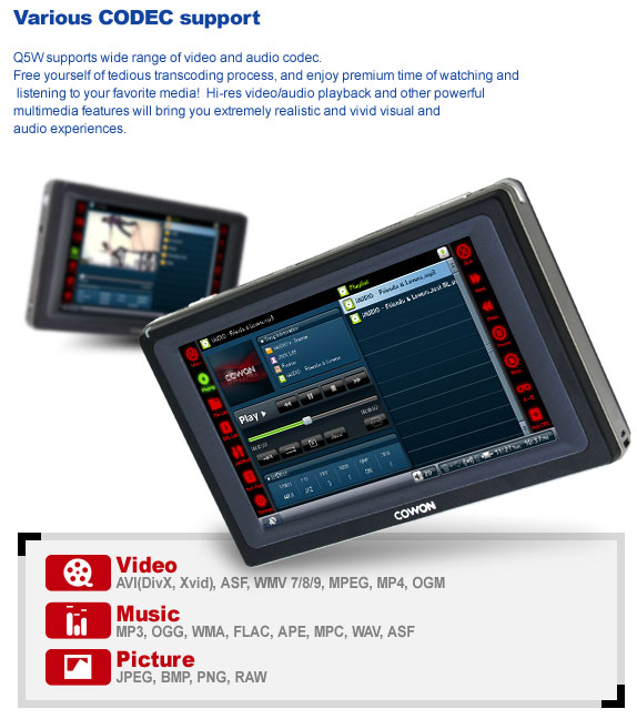 Cowon q5w - Imagen 3