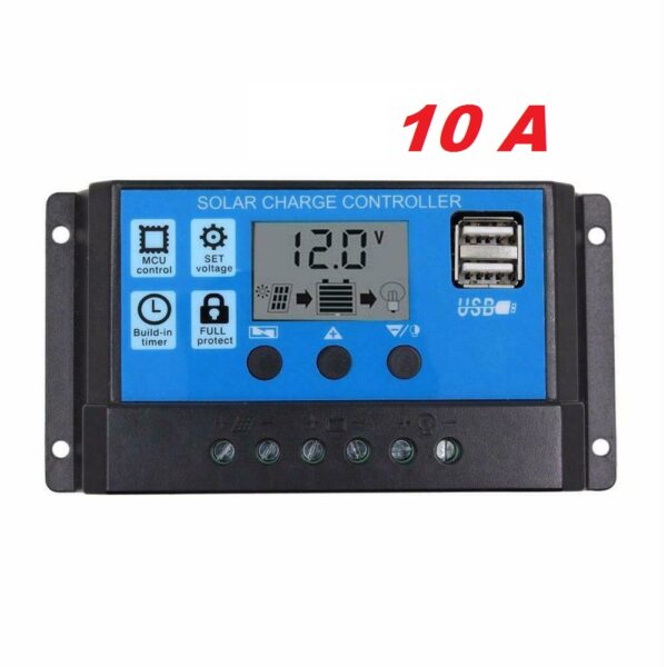 Controlador De Carga Solar PWM  10 A