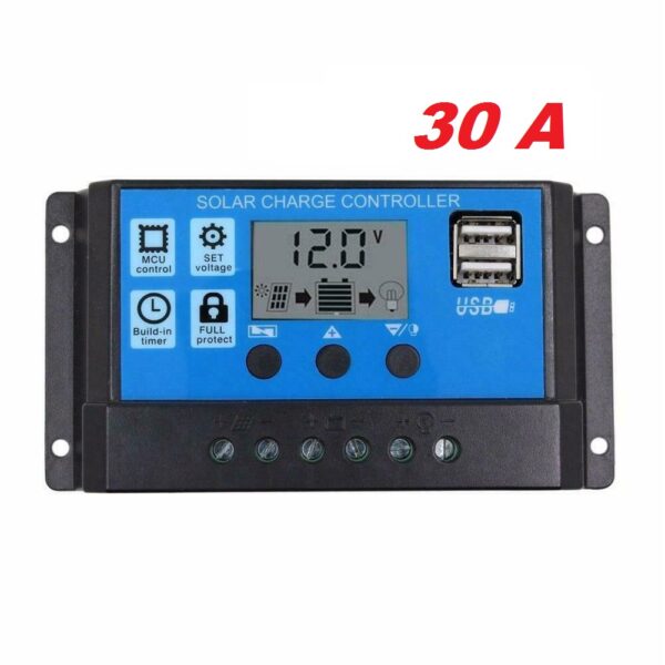 Controlador De Carga Solar PWM  30 A