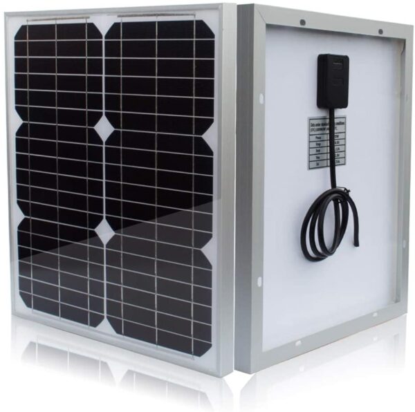 Kit Panel Solar de 20w Mas Controlador de Carga. - Imagen 4