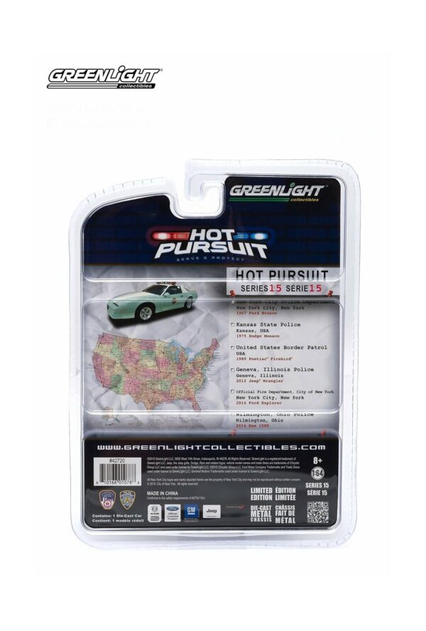 Pontiac Firebird 1989 Greenlight U.S. Fronter - Imagen 2
