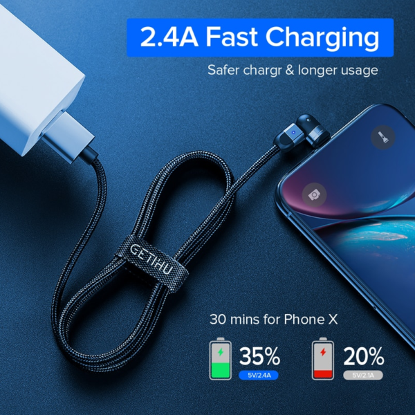 Cable magnético GETIHU 3A Micro USB Tipo C. - Imagen 4