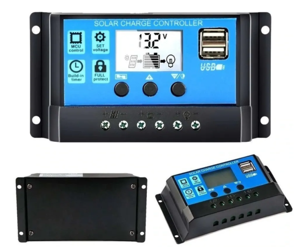 Controlador De Carga Solar PWM  20 A - Imagen 2