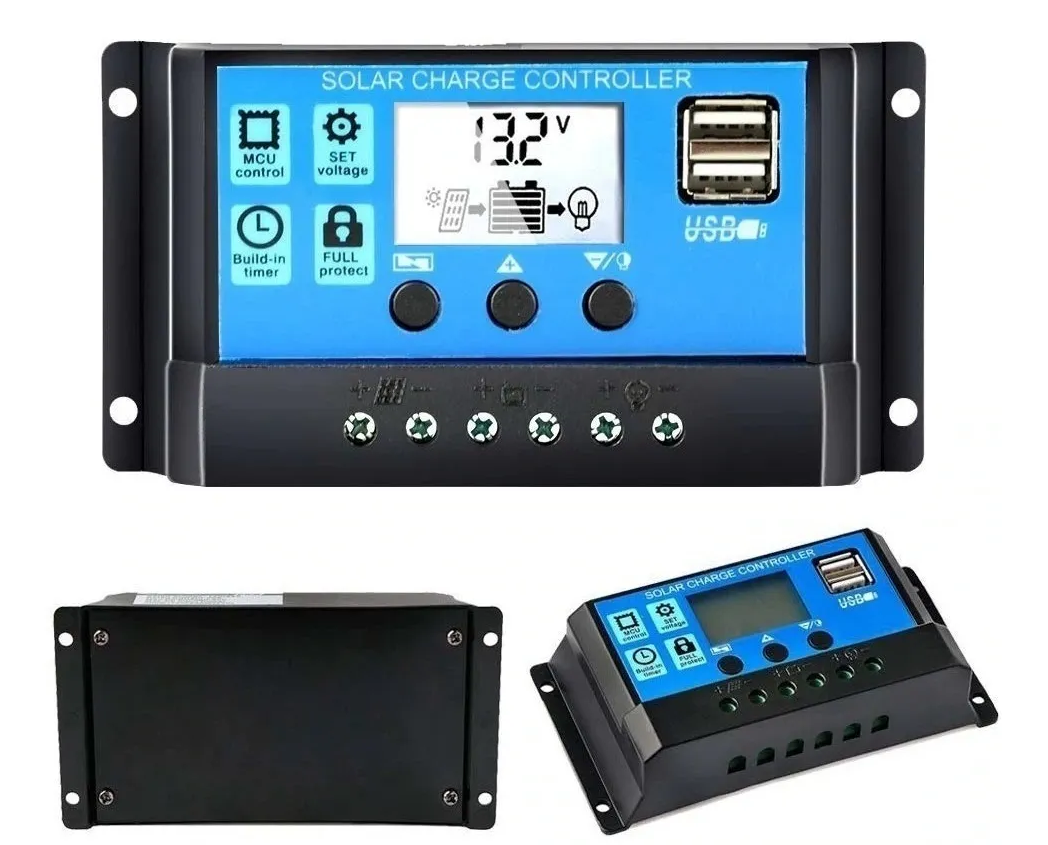 Controlador De Carga Solar PWM  20 A - Imagen 2