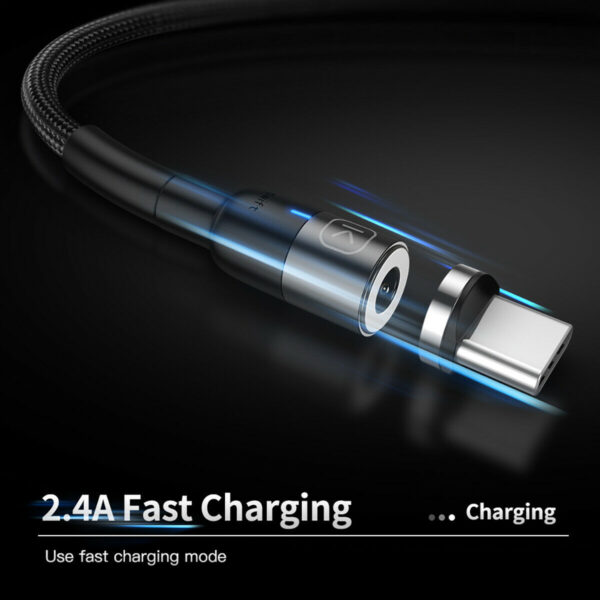 Cable de carga magnética USB-C para Samsung Android - Imagen 4