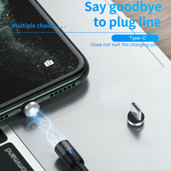 Cable de carga magnética USB-C para Samsung Android - Imagen 8