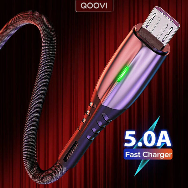 Cable micro USB  de 5Amp Android