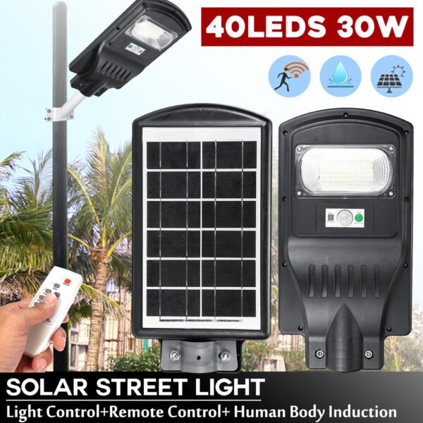 Farol Led Solar 30W