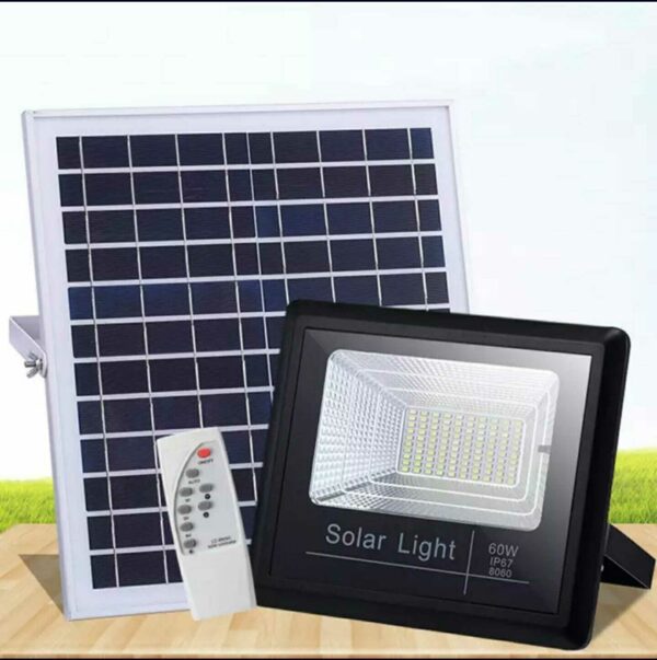 Kit Foco Solar Flood Light 60W