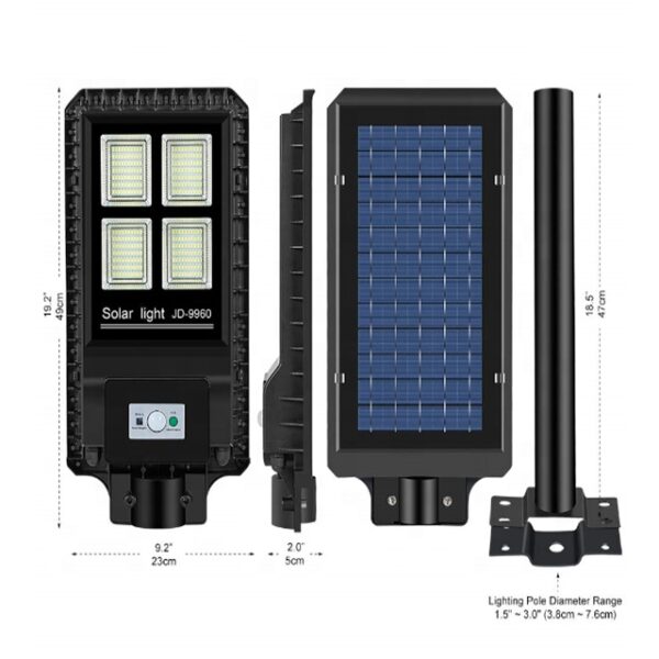 Farol Led Solar 60W
