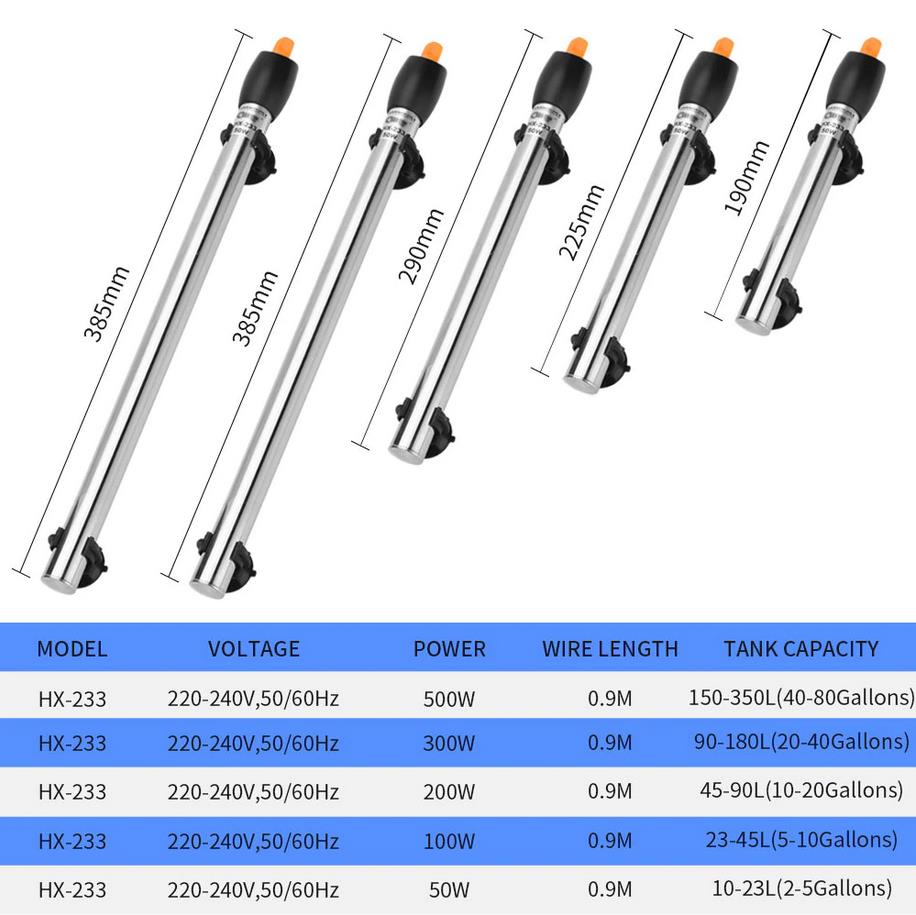 Calefactor para acuario 400 Watt - Imagen 4