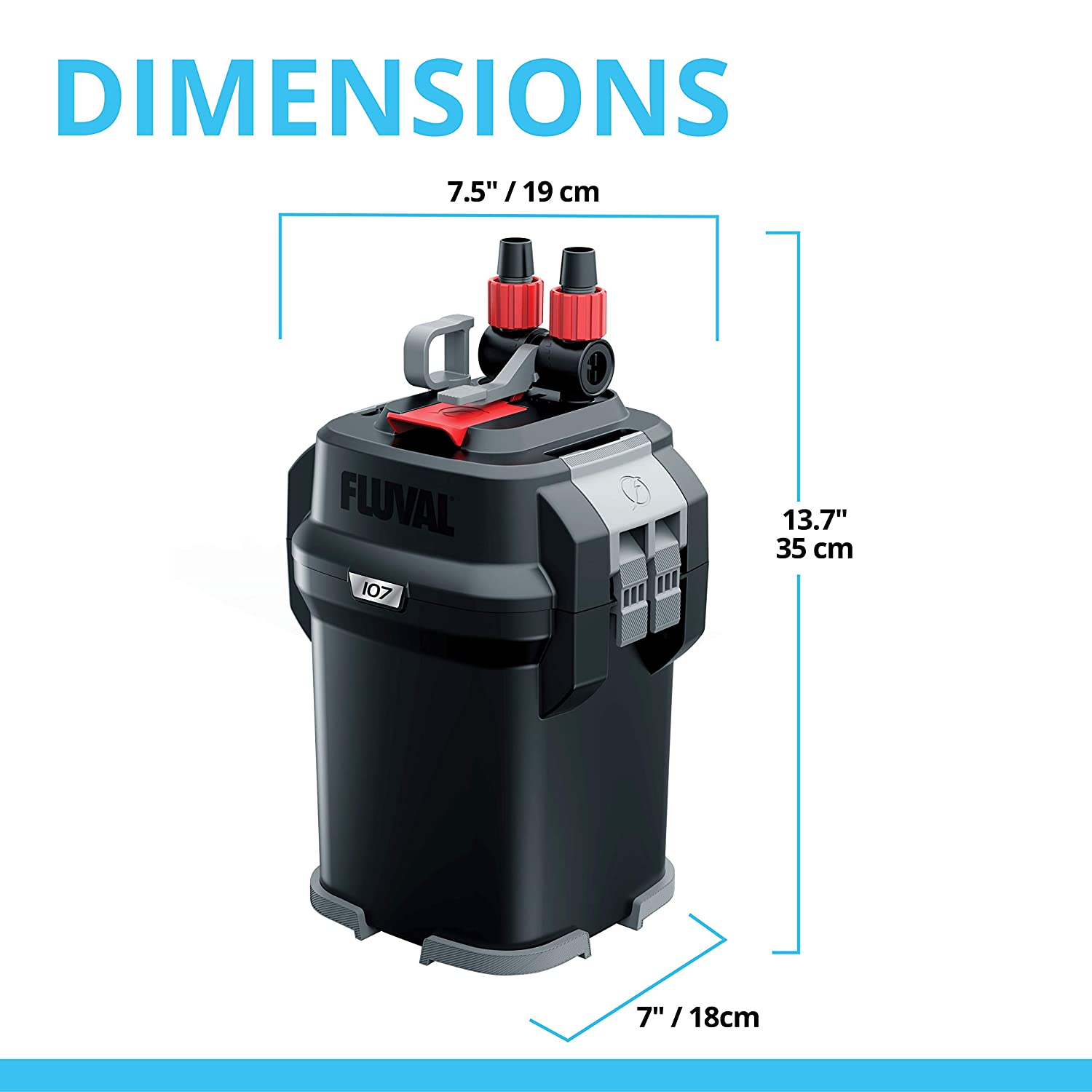 FILTRO EXTERNO FLUVAL 107 - Imagen 6