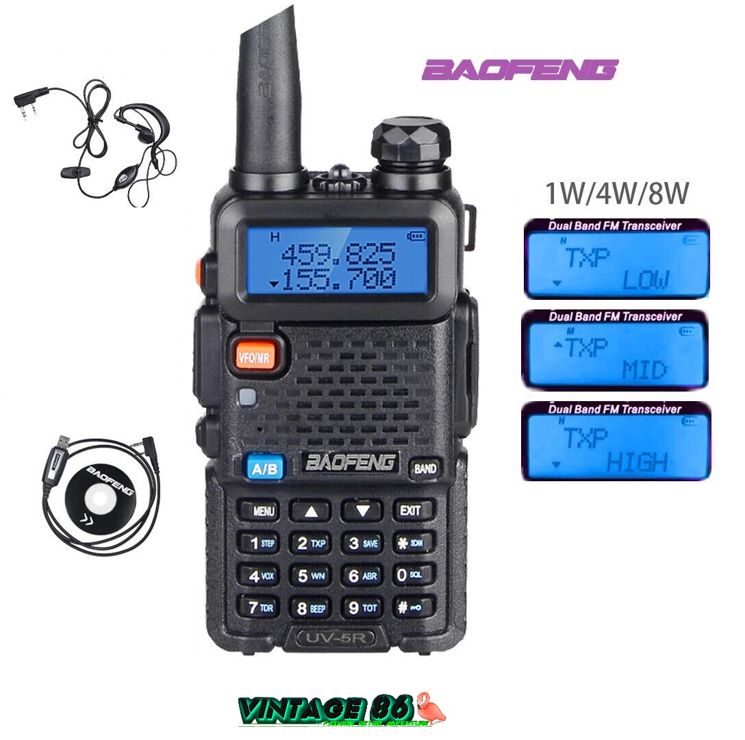 Radio Baofeng UV5R de doble banda (VHF/UHF) - Imagen 3