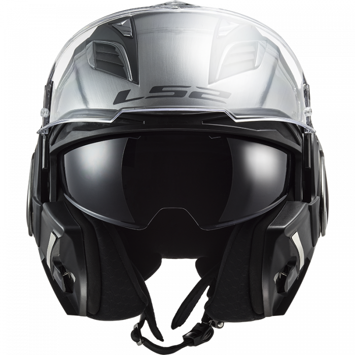 Casco LS2 FF900 Valiant II Jeans Titanium  Talla XL - Imagen 3