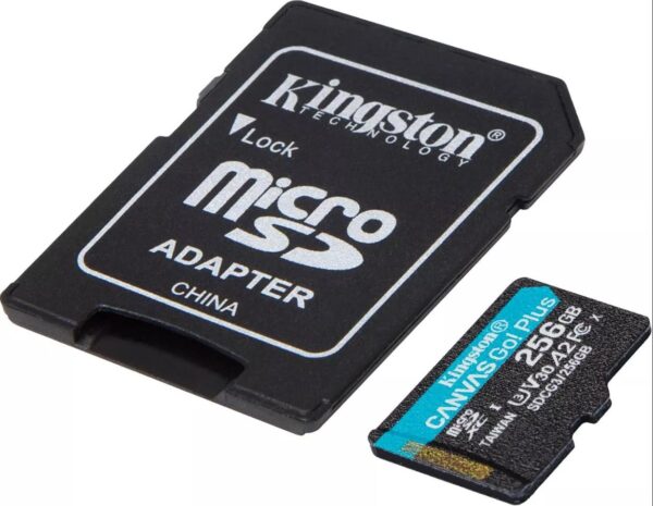 Tarjeta Micro SDXC 256 GB Kingston Canvas Go Plus 170mb/s - Imagen 2