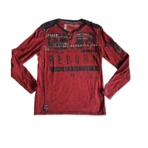 Polera Projek Raw graphic Red Hombre