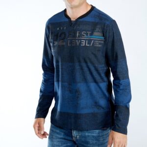 Polera Projek Raw graphic blue Hombre